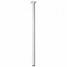 MEUBELPOOT 75CM WIT ROND 30MM MEUBELPOOT 75CM WIT ROND 30MM