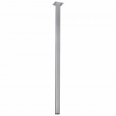 MEUBELPOOT 75CM ALU VIERKANT 25X25MM MEUBELPOOT 75CM ALU VIERKANT 25X25MM
