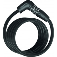 ABUS 5510C SPIRAAL- KABELSLOT CIJFERCODE 180CM ZWART ABUS 5510C SPIRAAL- KABELSLOT CIJFERCODE 180CM ZWART