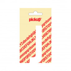 PICKUP PLAKLETTER NOBEL 90MM KAPITAAL WIT J