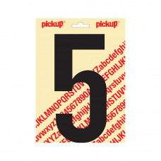 PICKUP PLAKCIJFER NOBEL 200MM KAPITAAL ZWART 5