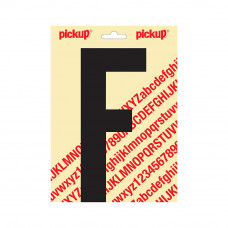 PICKUP PLAKLETTER NOBEL 200MM KAPITAAL ZWART F