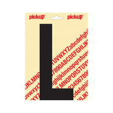 PICKUP PLAKLETTER NOBEL 200MM KAPITAAL ZWART L
