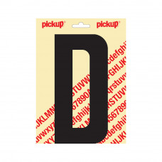 PICKUP PLAKLETTER NOBEL 200MM KAPITAAL ZWART D