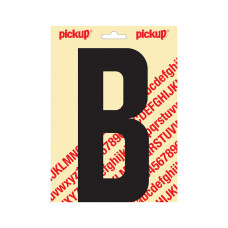 PICKUP PLAKLETTER NOBEL 200MM KAPITAAL ZWART B