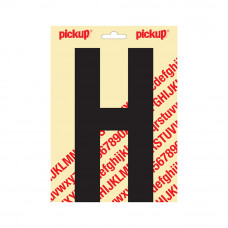 PICKUP PLAKLETTER NOBEL 200MM KAPITAAL ZWART H