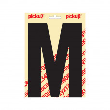 PICKUP PLAKLETTER NOBEL 200MM KAPITAAL ZWART M