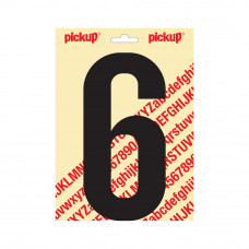 PICKUP PLAKCIJFER NOBEL 200MM KAPITAAL ZWART 6