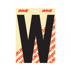 PICKUP PLAKLETTER NOBEL 200MM KAPITAAL ZWART W