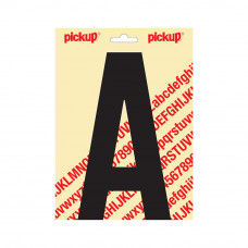 PICKUP PLAKLETTER NOBEL 200MM KAPITAAL ZWART A