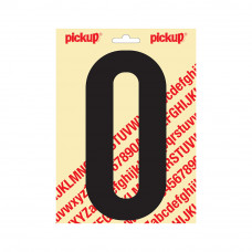PICKUP PLAKCIJFER NOBEL 200MM KAPITAAL ZWART 0