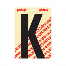 PICKUP PLAKLETTER NOBEL 200MM KAPITAAL ZWART K