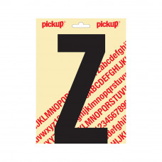 PICKUP PLAKLETTER NOBEL 200MM KAPITAAL ZWART Z
