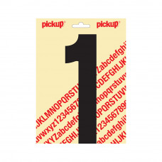 PICKUP PLAKCIJFER NOBEL 200MM KAPITAAL ZWART 1