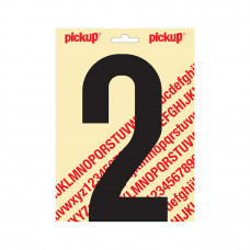 PICKUP PLAKCIJFER NOBEL 200MM KAPITAAL ZWART 2