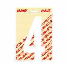 PICKUP PLAKCIJFER NOBEL 150MM KAPITAAL WIT 4