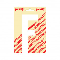PICKUP PLAKLETTER NOBEL 150MM KAPITAAL WIT F