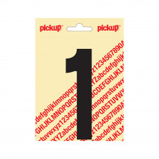 PICKUP PLAKCIJFER NOBEL 120MM KAPITAAL ZWART 1