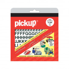 PICKUP PLAKLETTER ASS. HELVETICA 10MM ZWART PICKUP PLAKLETTER ASS. HELVETICA 10MM ZWART