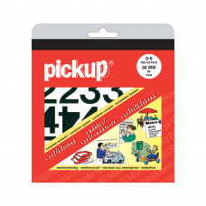 PICKUP PLAKCIJFER ASS. HELVETICA 30MM ZWART