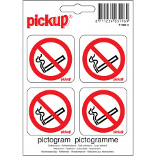 4X PICTOGRAM 45X45MM VERBODEN TE ROKEN 4X PICTOGRAM 45X45MM VERBODEN TE ROKEN