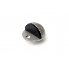 DEURSTOPPER RVS VLOERMODEL 45X25MM MET ZWARTE ZIJBUFFER INLIGGEND DEURSTOPPER RVS VLOERMODEL 45X25MM MET ZWARTE ZIJBUFFER INLIGGEND