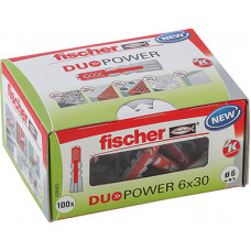 FISCHER DUOPOWER PLUG 6X30 FISCHER DUOPOWER PLUG 6X30