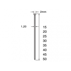 DUTACK MINIBRAD 1,2X50MM CNK (DOOS= 5000 STUKS) DUTACK MINIBRAD 1,2X50MM CNK (DOOS= 5000 STUKS)