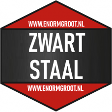 BLACKLINE SLUITRING ZWART DIN125A M6 (25 STUKS)