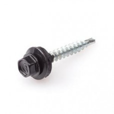 PROFIEL PLAATSCHROEF VERZINKT ZWART RAL 9005 4.9X35 (50 STUKS) PROFIEL PLAATSCHROEF VERZINKT ZWART RAL 9005 4.9X35 (50 STUKS)