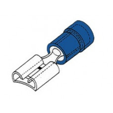 KABELSCHOEN CONTRASTEKKER VLAK 6,3MM BLAUW 1,5-2,5MM² KABELSCHOEN CONTRASTEKKER VLAK 6,3MM BLAUW 1,5-2,5MM²