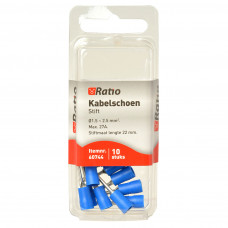 10X BLAUW KABELSCHOEN PEN 12MM 1,5-2,5MM² 10X BLAUW KABELSCHOEN PEN 12MM 1,5-2,5MM²
