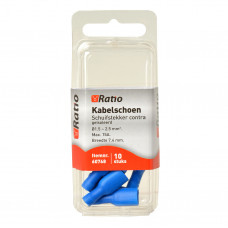 10X BLAUW KABELSCHOEN CONTRA ISO VLAKSTEKKER 1,5-2,5MM² 10X BLAUW KABELSCHOEN CONTRA ISO VLAKSTEKKER 1,5-2,5MM²