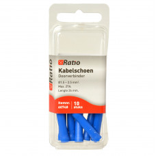 10X BLAUW KABELSCHOEN VERBINDER 1,5-2,5MM² 10X BLAUW KABELSCHOEN VERBINDER 1,5-2,5MM²