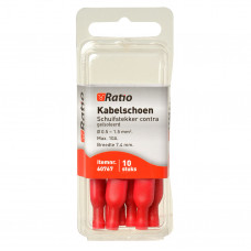10X ROOD KABELSCHOEN CONTRA ISO VLAKSTEKKER 0,5-1,5MM² 10X ROOD KABELSCHOEN CONTRA ISO VLAKSTEKKER 0,5-1,5MM²