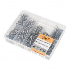 ASSORTI SPAANPLAATSCHROEF PLATKOP RVS PZ (330 ST)