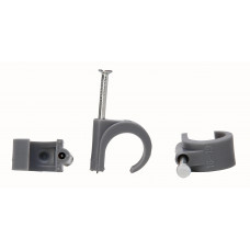10X SPIJKERCLIP 16/19MM GRIJS 10X SPIJKERCLIP 16/19MM GRIJS