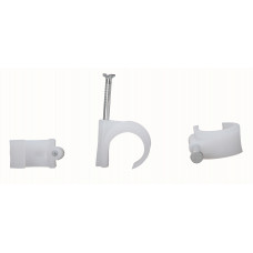 25X SPIJKERCLIP 16/19MM WIT 25X SPIJKERCLIP 16/19MM WIT