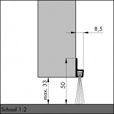 ELLEN IBS-50 TOCHTSTRIP BORSTEL 29MM 250CM ELLEN IBS-50 TOCHTSTRIP BORSTEL 29MM 250CM