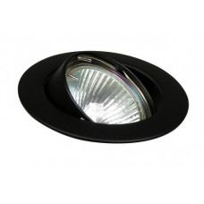 INBOUWSPOT KANTELBAAR Ø50MM LAMP ZWART INBOUWSPOT KANTELBAAR Ø50MM LAMP ZWART