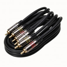 AUDIO/VIDEO KABEL 6XTULP 1,5MTR AUDIO/VIDEO KABEL 6XTULP 1,5MTR