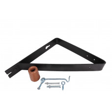 DEUR OPVANGBEUGEL HAAKS 275X250X330MM ZWART DEUR OPVANGBEUGEL HAAKS 275X250X330MM ZWART
