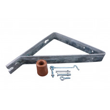 DEUR OPVANGBEUGEL HAAKS 275X250X330MM VERZINKT DEUR OPVANGBEUGEL HAAKS 275X250X330MM VERZINKT