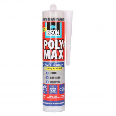 BISON POLYMAX HIGH TACK EXPRESS TRANSPARANT 300GRAM BISON POLYMAX HIGH TACK EXPRESS TRANSPARANT 300GRAM