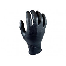 GRIPPAZ ZWART NITRIL HANDSCHOEN MT 9/L (50 STUKS) GRIPPAZ ZWART NITRIL HANDSCHOEN MT 9/L (50 STUKS)