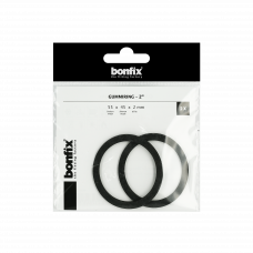 2X RUBBER AFDICHTRING 2" (55X45X2MM) 2X RUBBER AFDICHTRING 2" (55X45X2MM)