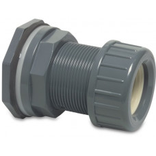 KISTDOORVOER PVC-U 20MM X 3/4" KNEL X BUITENDRAAD 10BAR GRIJS KISTDOORVOER PVC-U 20MM X 3/4" KNEL X BUITENDRAAD 10BAR GRIJS