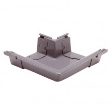 180MM PVC BAKGOOT BINNENHOEK GRIJS 180MM PVC BAKGOOT BINNENHOEK GRIJS