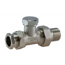 RADIATOR VOETVENTIEL RECHT 1/2X15MM RADIATOR VOETVENTIEL RECHT 1/2X15MM