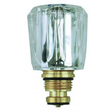 KRAANBOVEN- DEEL 1/2" TRANSPARANTE KOP ROOD / WARM KRAANBOVEN- DEEL 1/2" TRANSPARANTE KOP ROOD / WARM